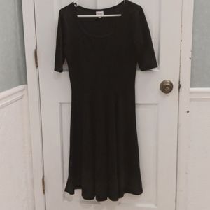 Lularoe Nicole dress size M solid black